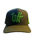 Neon Green / Military green “UH” cap