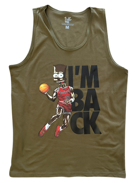 Military GREEN Hooligan BART Tank Top