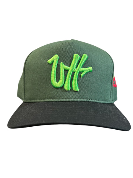 SOUR DIESEL GREEN UH SNAPBACK (420 COLLECTION)